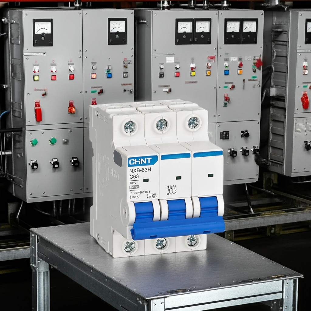 CHINT NXB-63 H 3 Pole Miniature Circuit Breaker